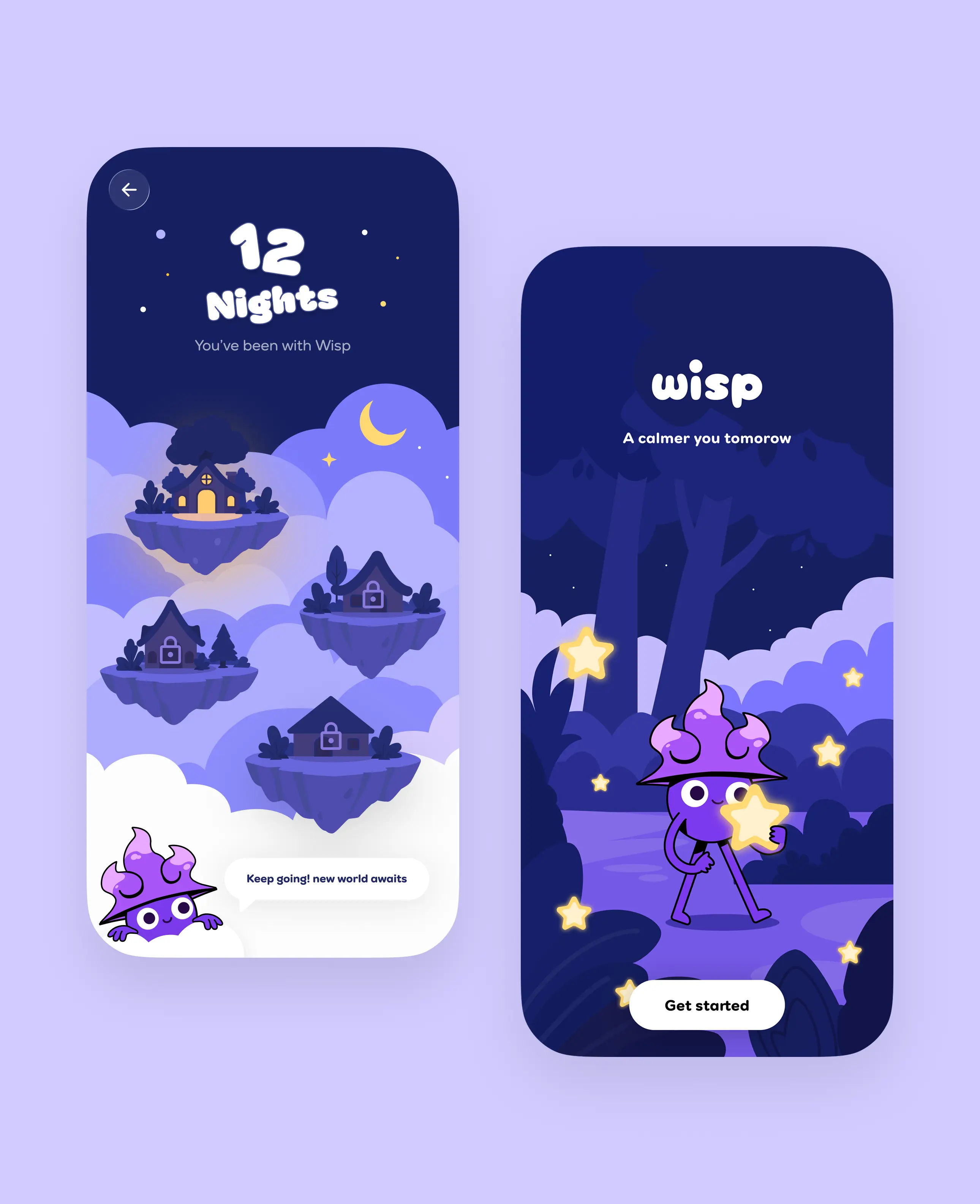 Mobile UI mockup